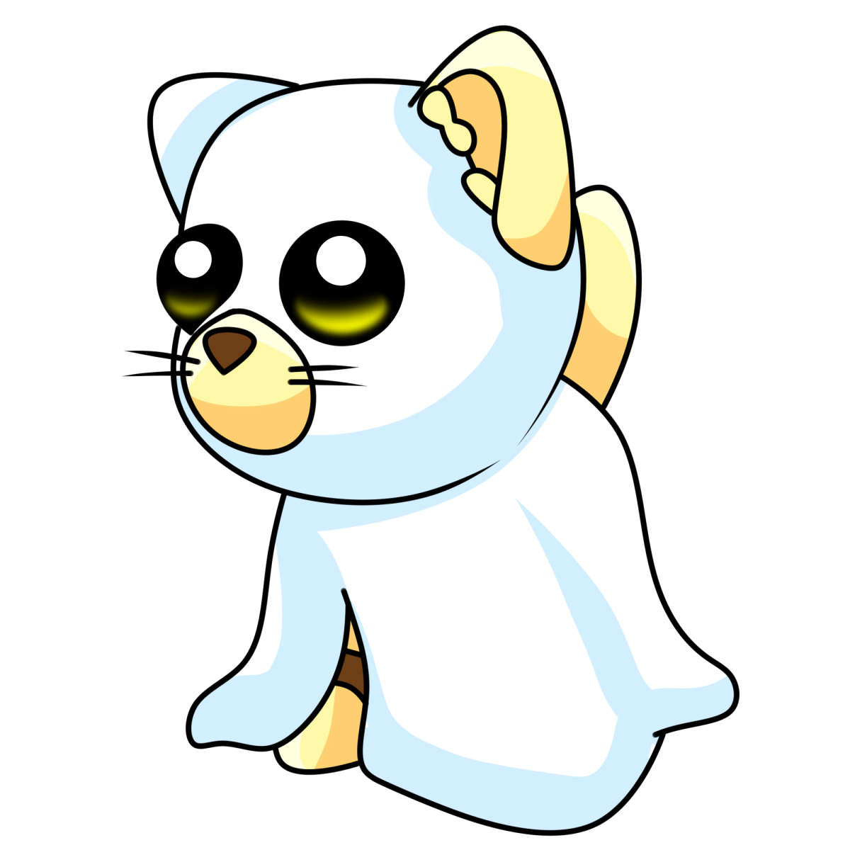 Ghostly Cat